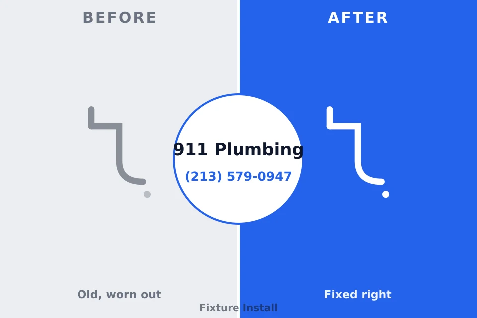 Before and after: plumbing company Bremen, IN